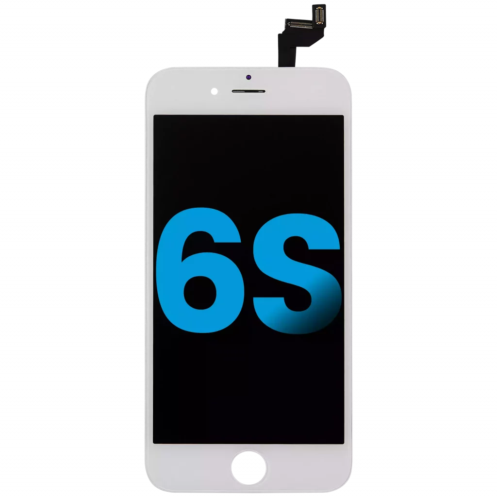 LCD Assembly With Steel Plate For iPhone 6S (Aftermarket: AQ7) (White)