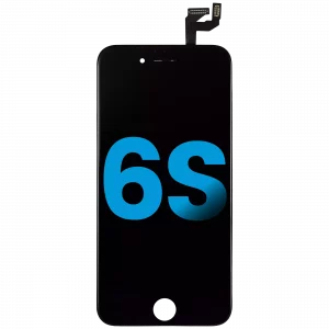 LCD Assembly With Steel Plate For iPhone 6S (Aftermarket: AQ7) (Black)