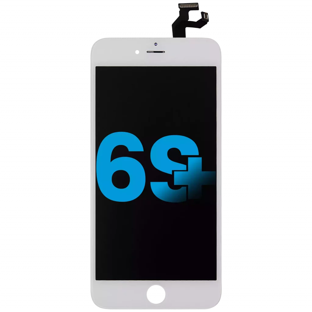 LCD Assembly With Steel Plate For iPhone 6S Plus (Aftermarket: AQ7) (White)