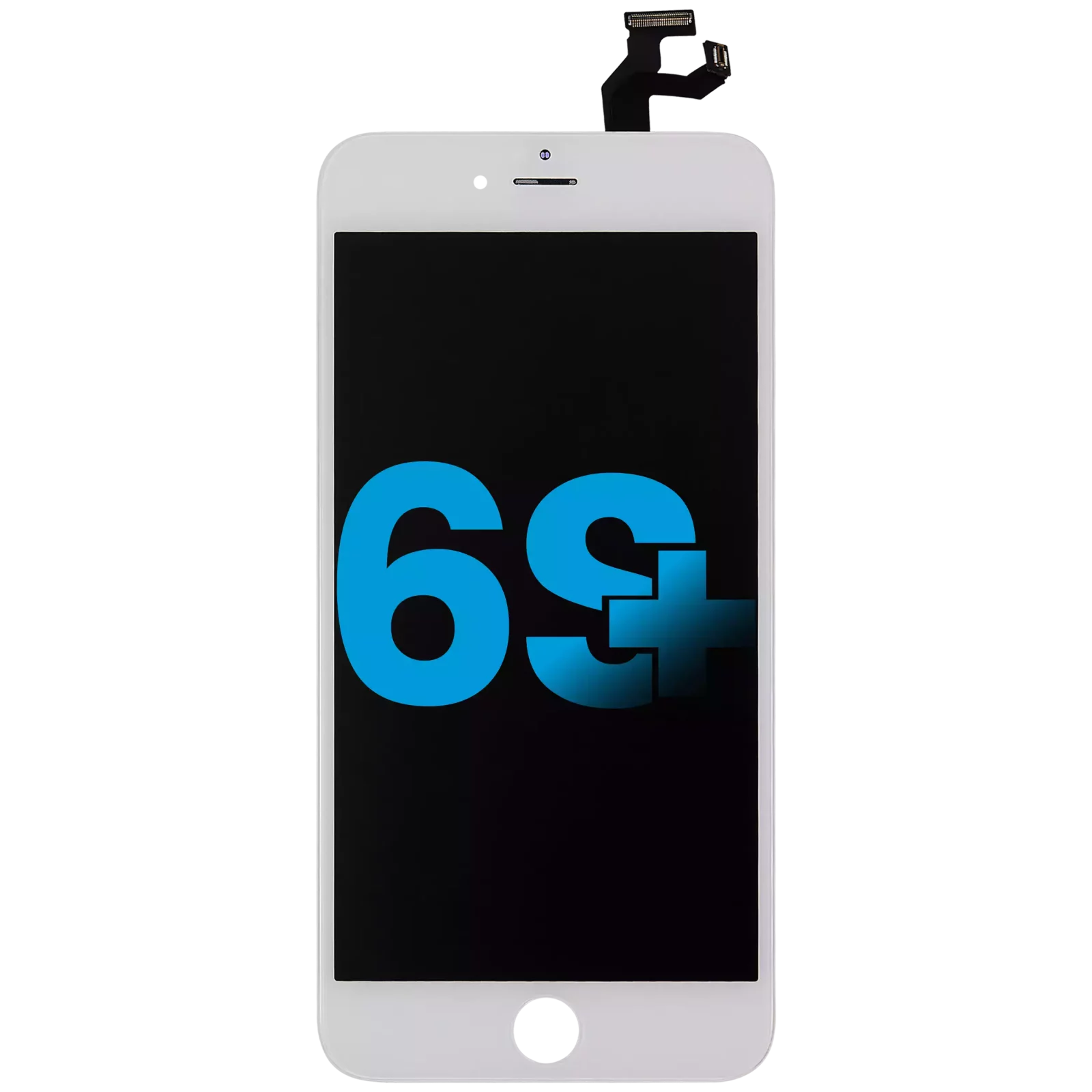 LCD Assembly With Steel Plate For iPhone 6S Plus (Aftermarket: AQ7) (White)