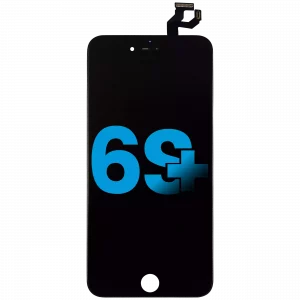 LCD Assembly With Steel Plate For iPhone 6S Plus (Aftermarket: AQ7) (Black)