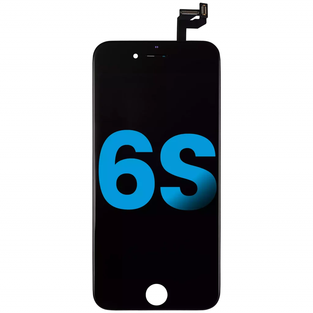 LCD Assembly With Steel Plate For iPhone 6S (Aftermarket) (Black)