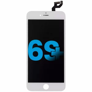 LCD Assembly With Steel Plate For iPhone 6S Plus (Aftermarket) (White)