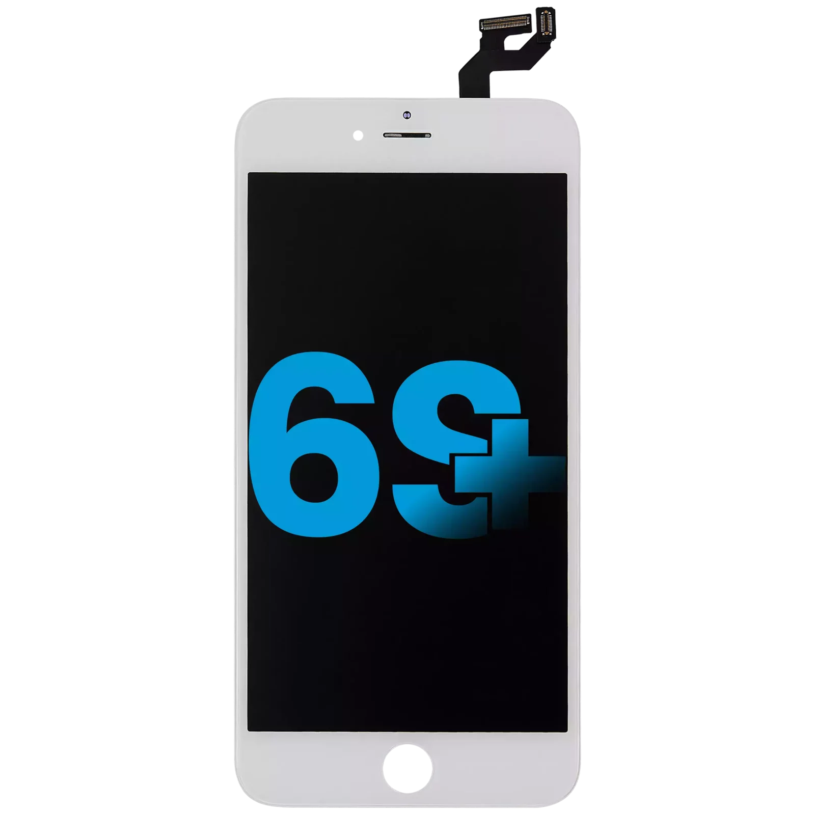LCD Assembly With Steel Plate For iPhone 6S Plus (Aftermarket) (White)