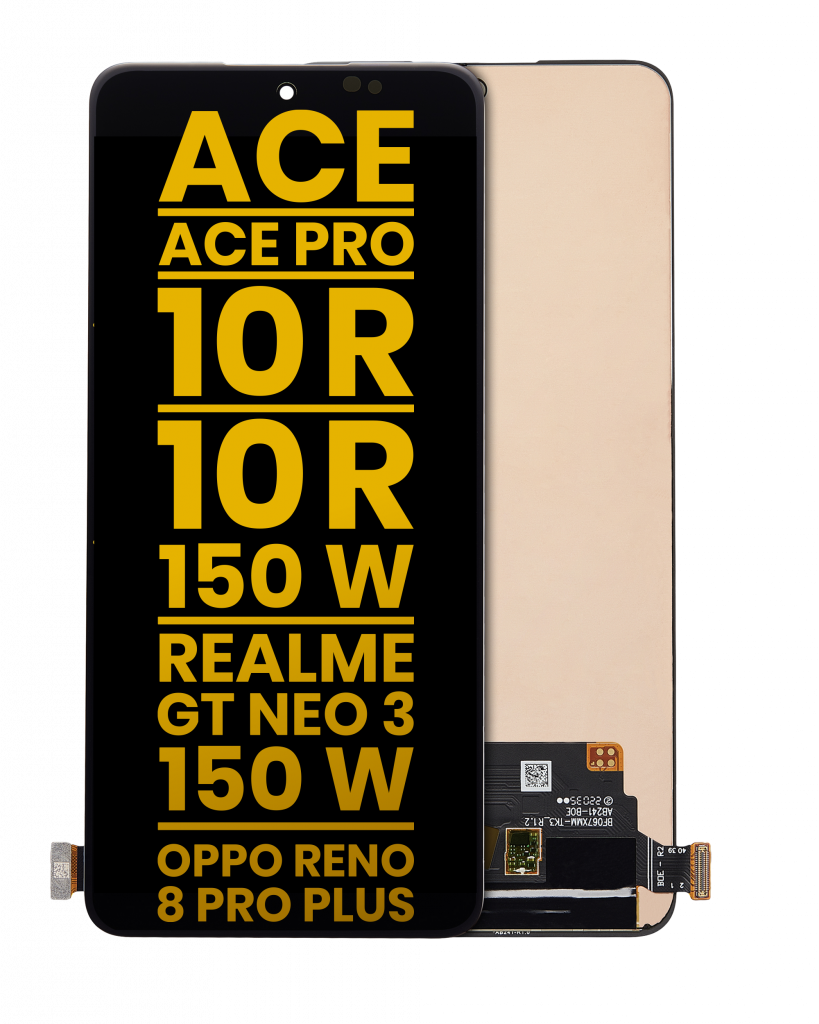 OLED Assembly Without Frame For OnePlus Ace / Ace Pro / 10R / 10R 150W/ Realme GT Neo 3 / Realme GT Neo 3 150W / Oppo Reno8 Pro Plus (Refurbished) (All Colors)