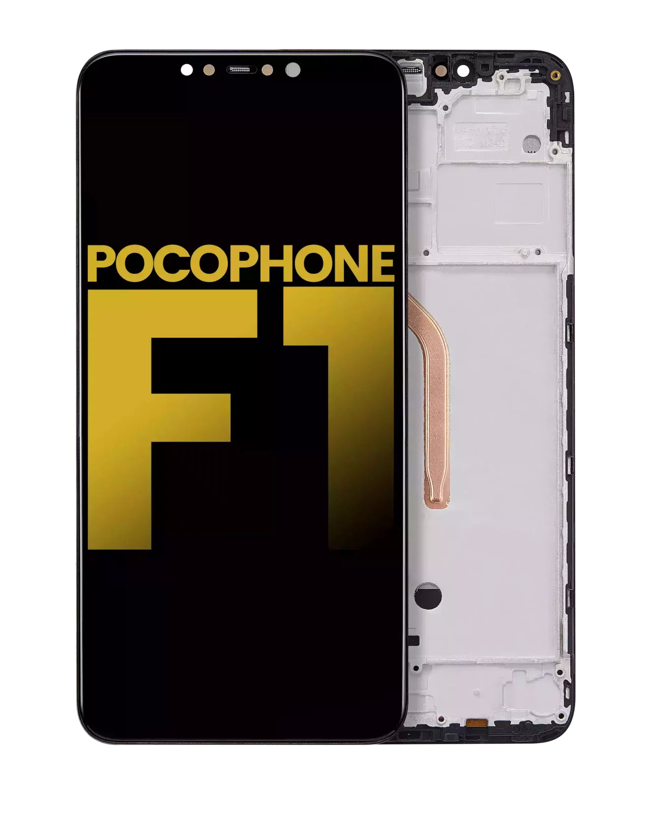 LCD Assembly With Frame For Xiaomi Pocophone F1 (Refurbished) (All Colors)