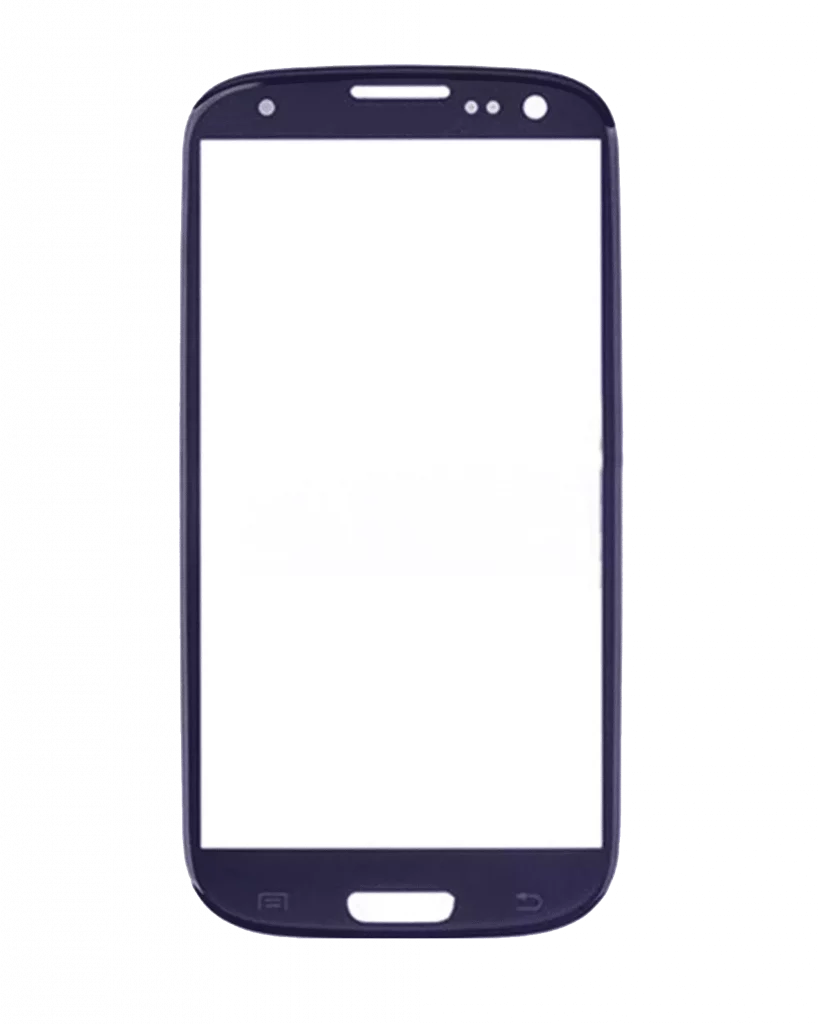 Front Glass For Samsung Galaxy S3 (Blue)