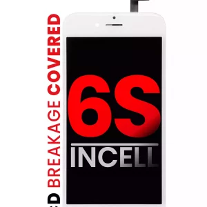 LCD Assembly With Steel Plate For iPhone 6S (Aftermarket Pro: XO7 Incell) (White)