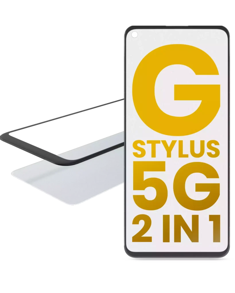 2 in 1 Front Glass With OCA Pre-Installed For Motorola Moto G Stylus 5G (XT2131 / 2021)