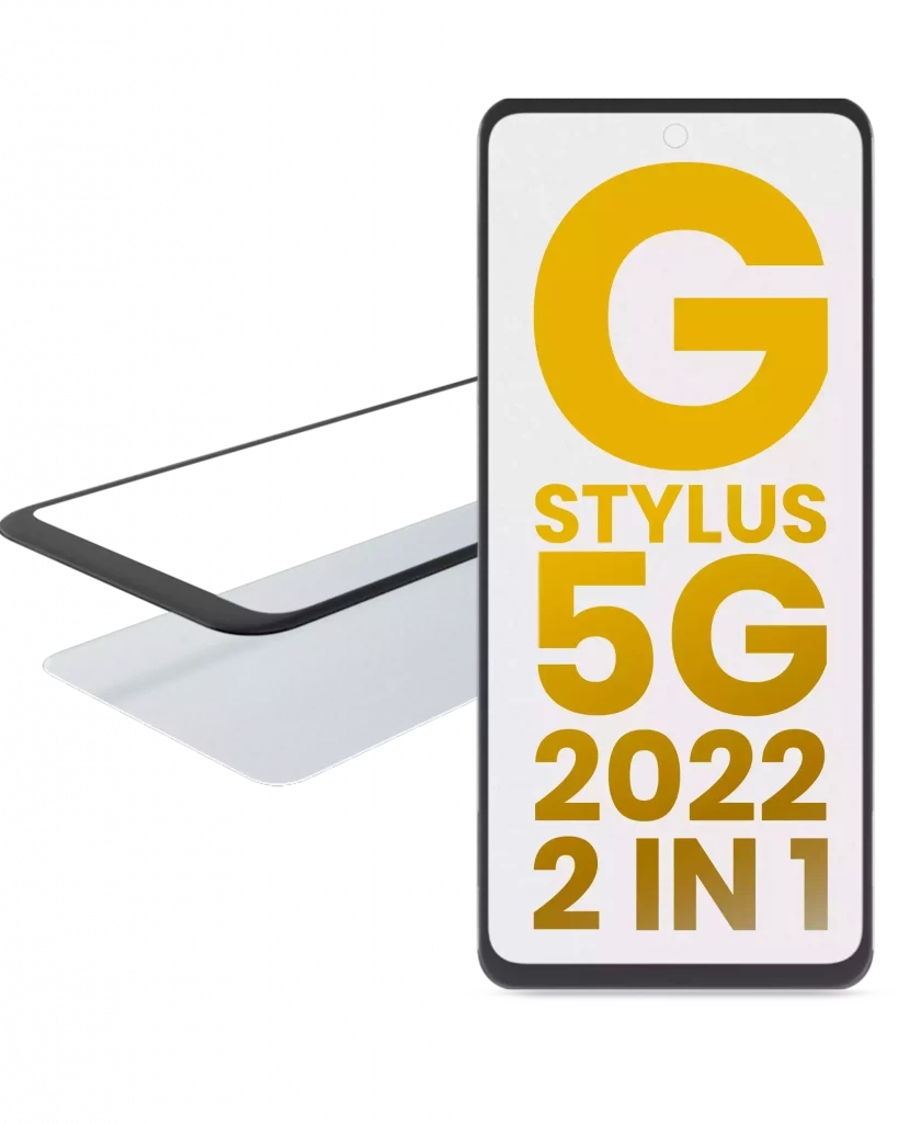 2 in 1 Front Glass With OCA Pre-Installed For Motorola Moto G Stylus 5G (XT2215 / 2022)