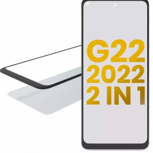 2 in 1 Front Glass With OCA Pre-Installed For Motorola Moto G22 (XT2231 / 2022)