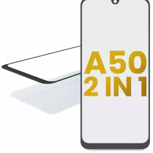 2 in 1 Front Glass With OCA Pre-Installed For Samsung Galaxy A50 (A505 / 2019)