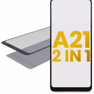 2 in 1 Front Glass With OCA For Samsung Galaxy A21 (A215 / 2020)