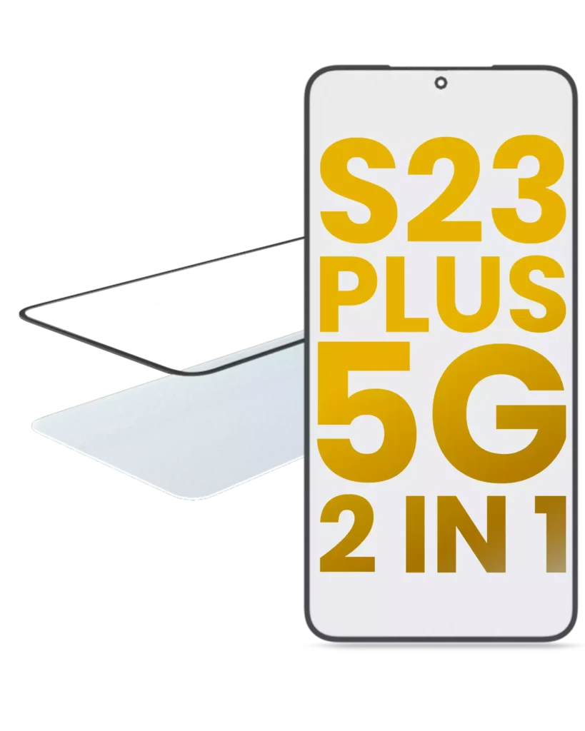 2 in 1 Front Glass With OCA Pre-Installed For Samsung Galaxy S23 Plus 5G