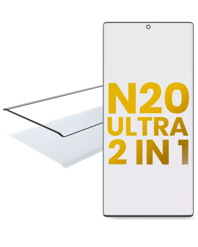 2 in 1 Front Glass With OCA Pre-Installed For Samsung Galaxy Note 20 Ultra