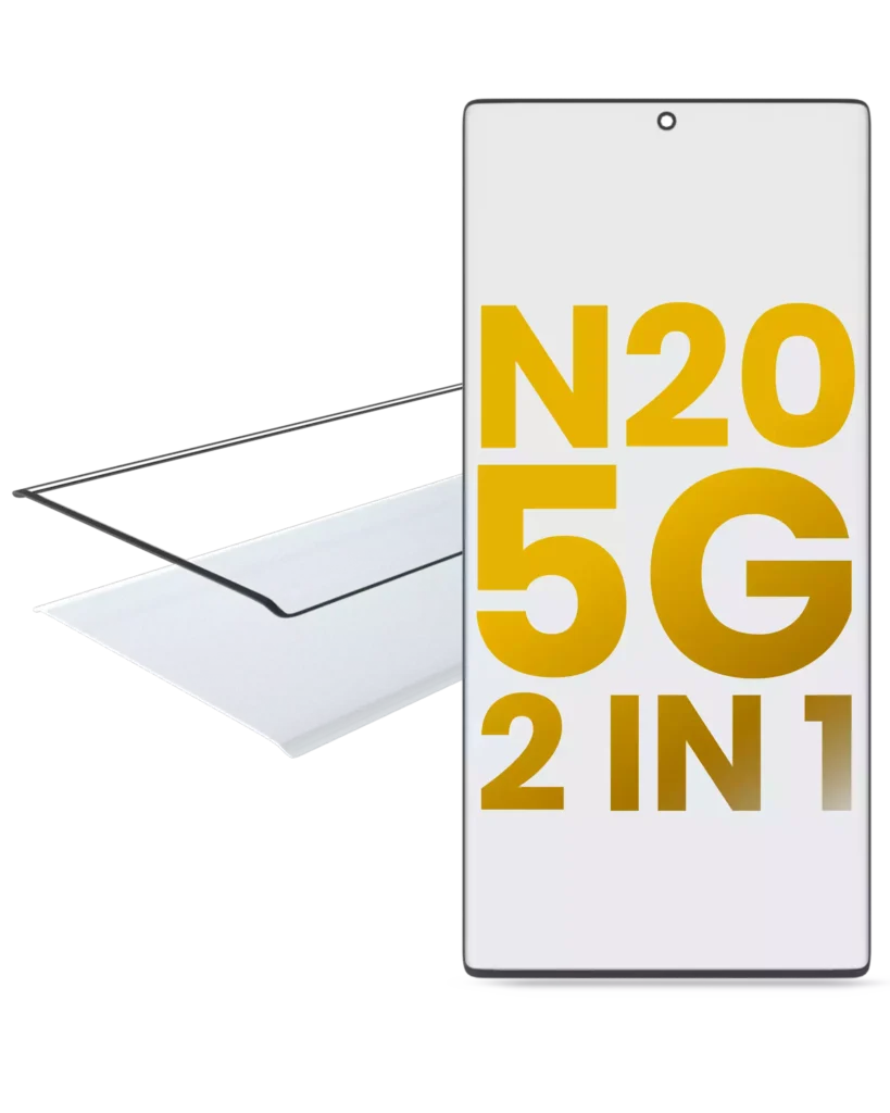 2 in 1 Front Glass With OCA Pre-Installed For Samsung Galaxy Note 20 5G