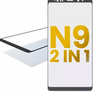 2 in 1 Front Glass With OCA Pre-Installed For Samsung Galaxy Note 9