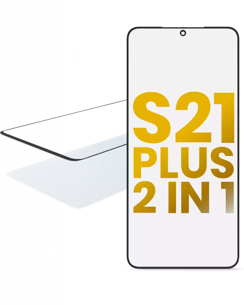 2 in 1 Front Glass With OCA Pre-Installed For Samsung Galaxy S21 Plus