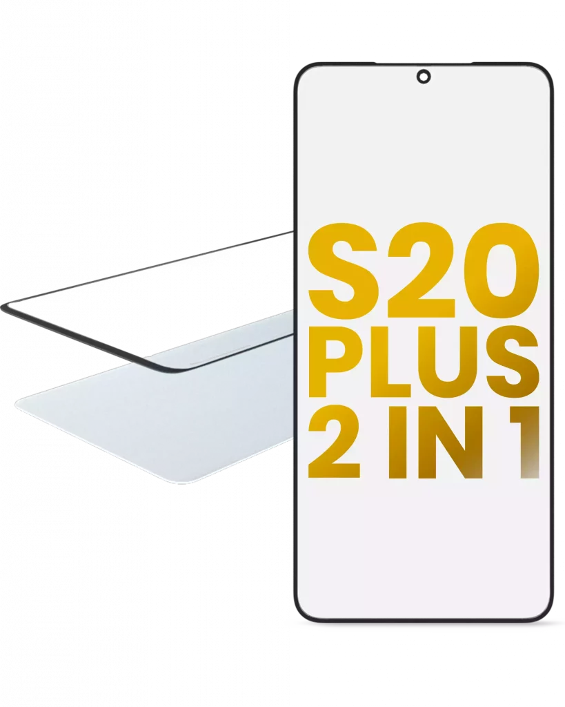 2 in 1 Front Glass With OCA Pre-Installed For Samsung Galaxy S20 Plus