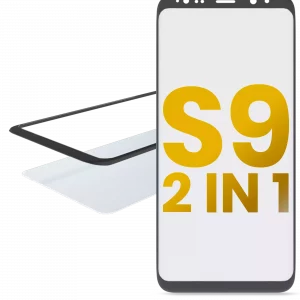 2 in 1 Front Glass With OCA Pre-Installed For Samsung Galaxy S9