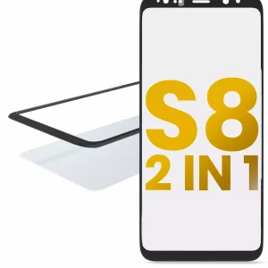 2 in 1 Front Glass With OCA Pre-Installed For Samsung Galaxy S8
