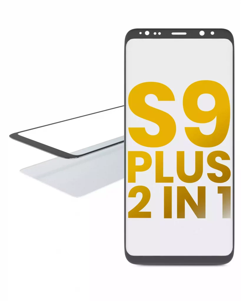 2 in 1 Front Glass With OCA Pre-Installed For Samsung Galaxy S9 Plus