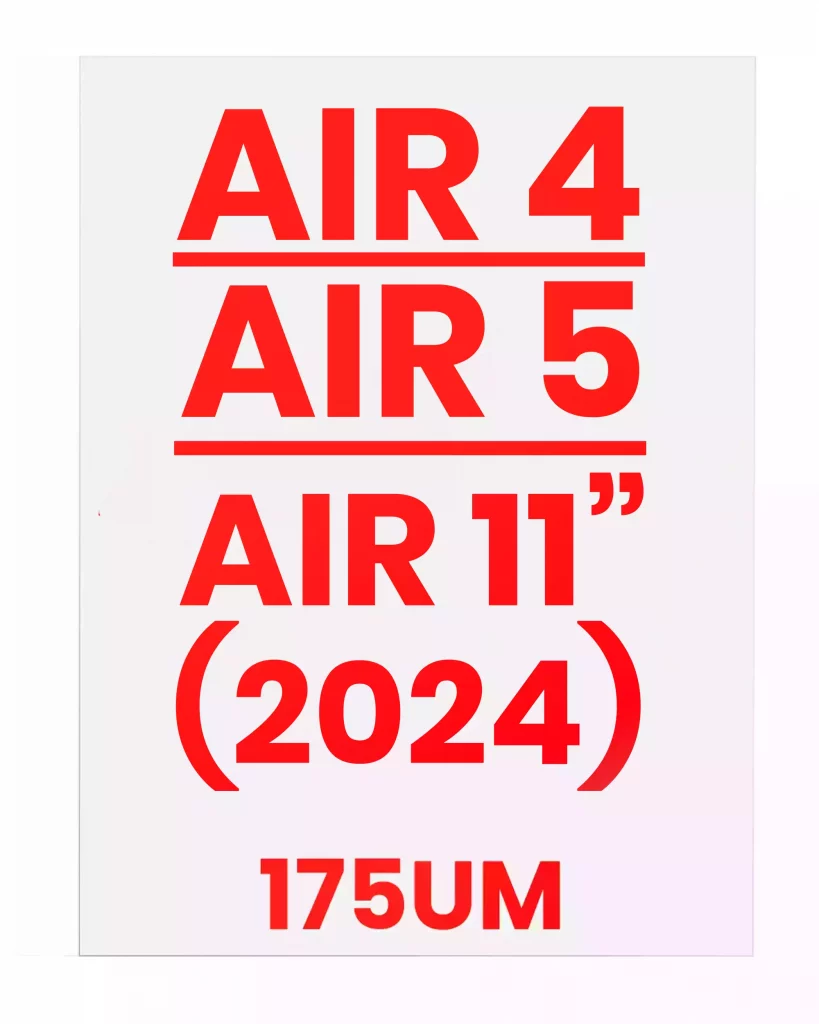 OCA Film Lamination For iPad Air 4 (2020) / Air 5 (2022) / Air 11" (2024) (175um) (10 Pack)