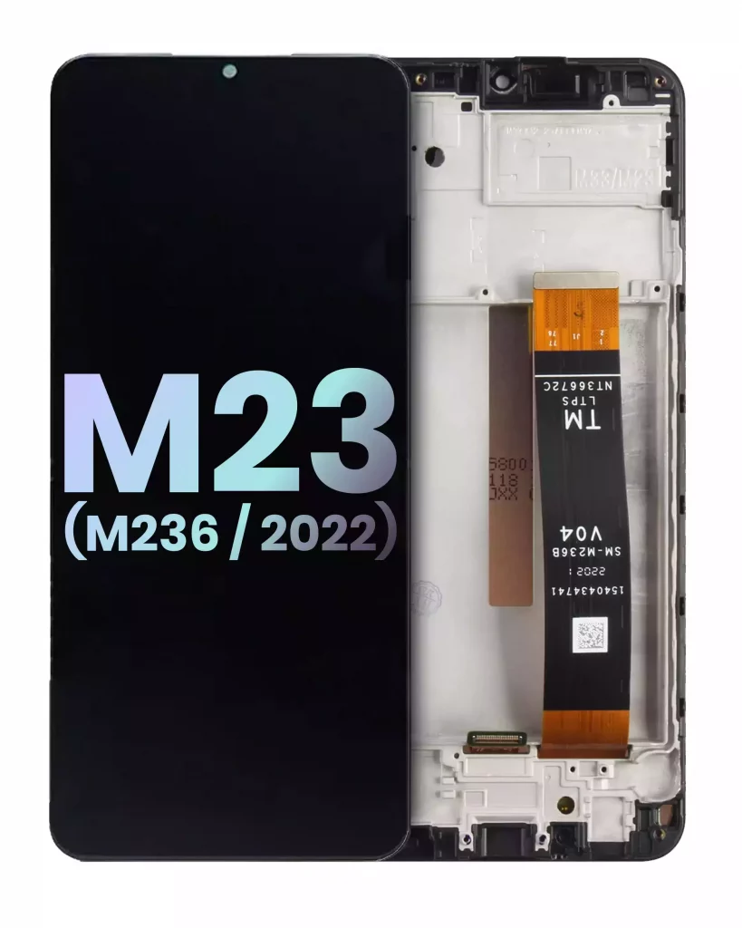 LCD Assembly With Frame For Samsung Galaxy M23 (M236 / 2022) (Service Pack) (All Colors)