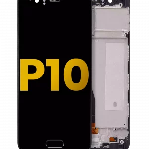LCD Assembly With Frame For Huawei P10 (Refurbished) (Black)