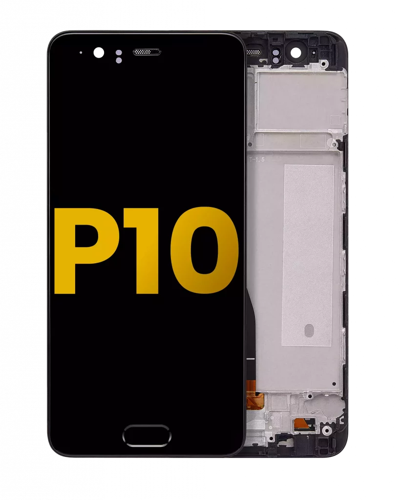 LCD Assembly With Frame For Huawei P10 (Refurbished) (Black)