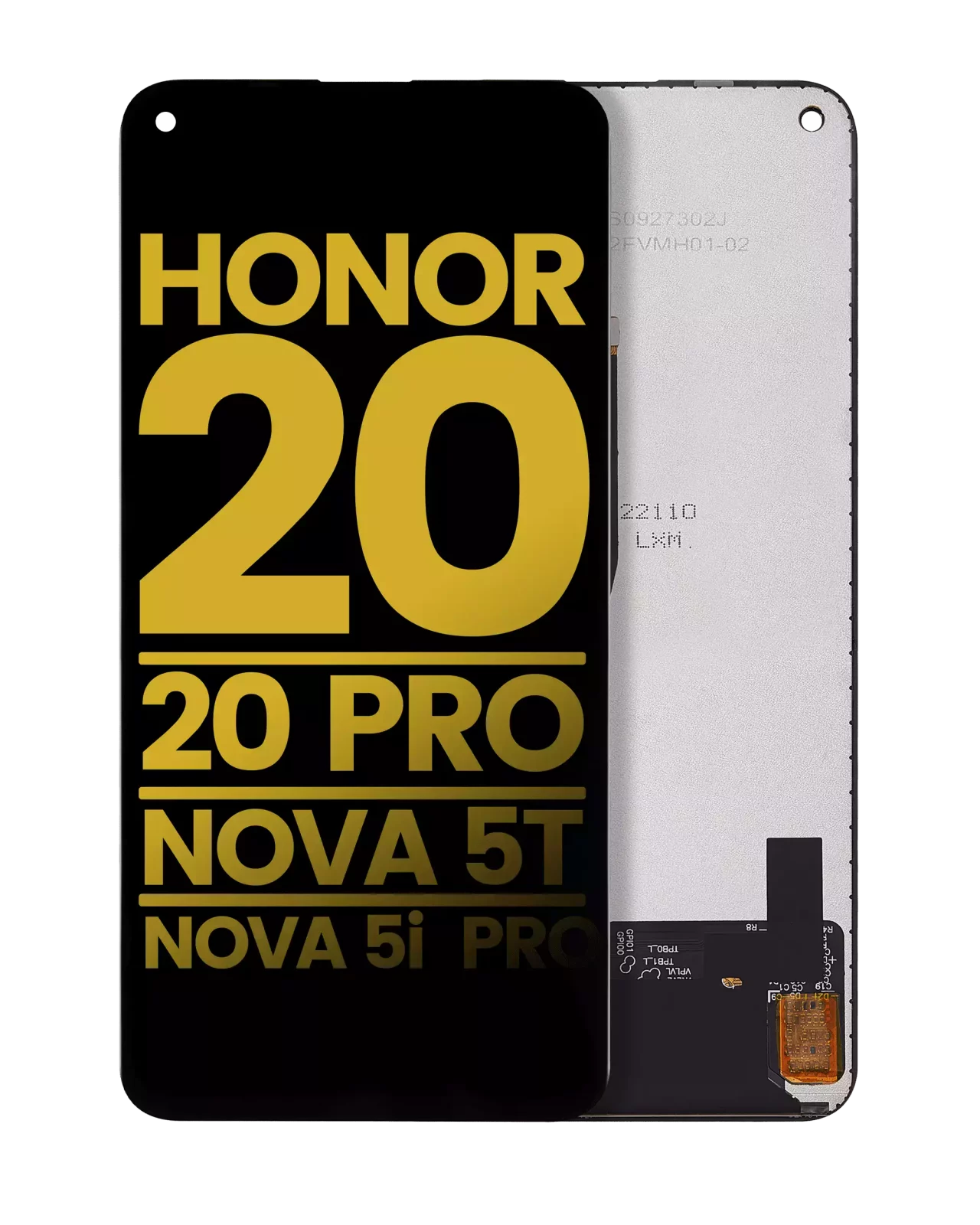 LCD Assembly Without Frame For Huawei Honor 20 / 20 Pro / Nova 5T / Nova 5i Pro (Refurbished) (Midnight Black)
