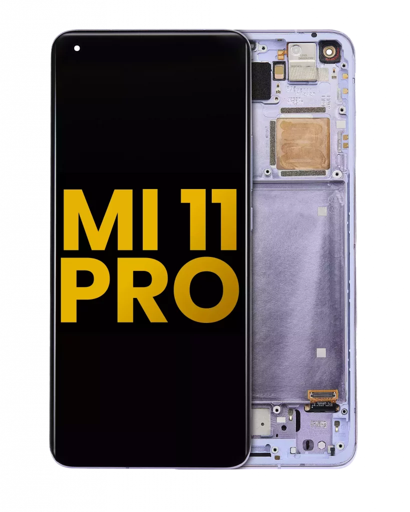 OLED Assembly With Frame For Xiaomi Mi 11 Pro (Refurbished) (Purple)