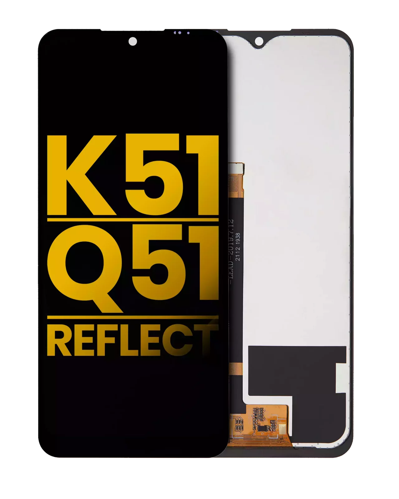 LCD Assembly Without Frame For LG K51 / Q51 / Reflect (Refurbished) (All Colors)