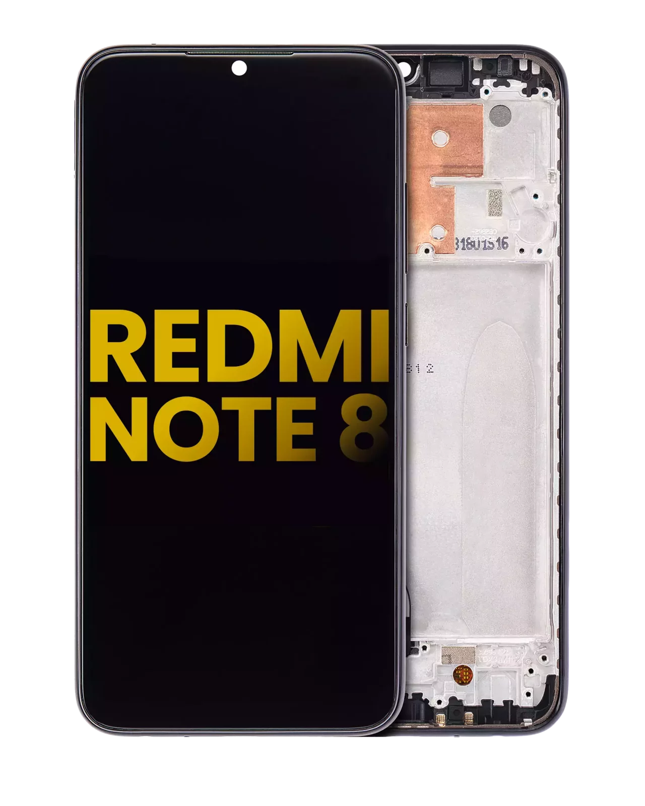 LCD Assembly With Frame For Xiaomi Redmi Note 8 / Redmi Note 8 (2021) (Aftermarket Plus) (Space Black)