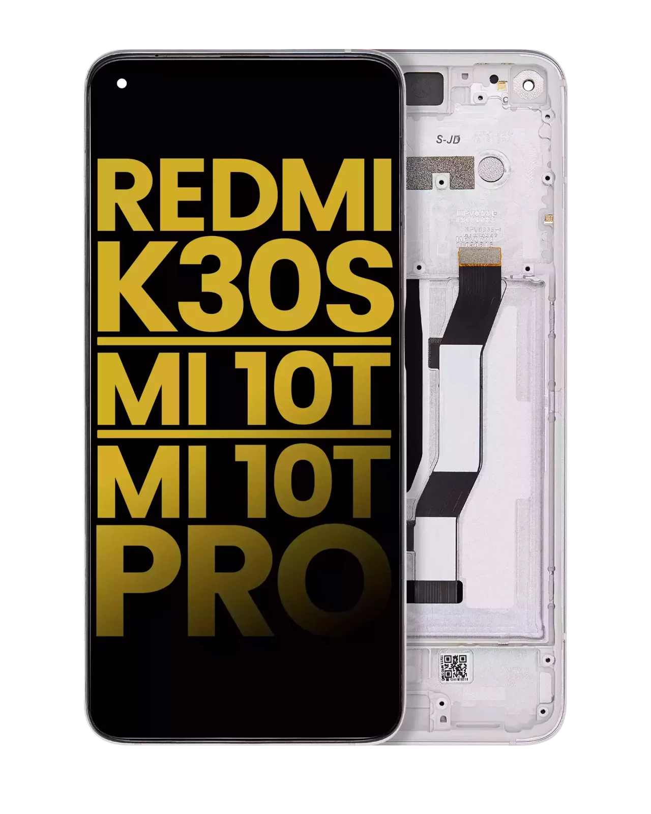 LCD Assembly With Frame For Xiaomi Redmi K30S / Mi 10T / Mi 10T Pro 5G (Refurbished) (White)