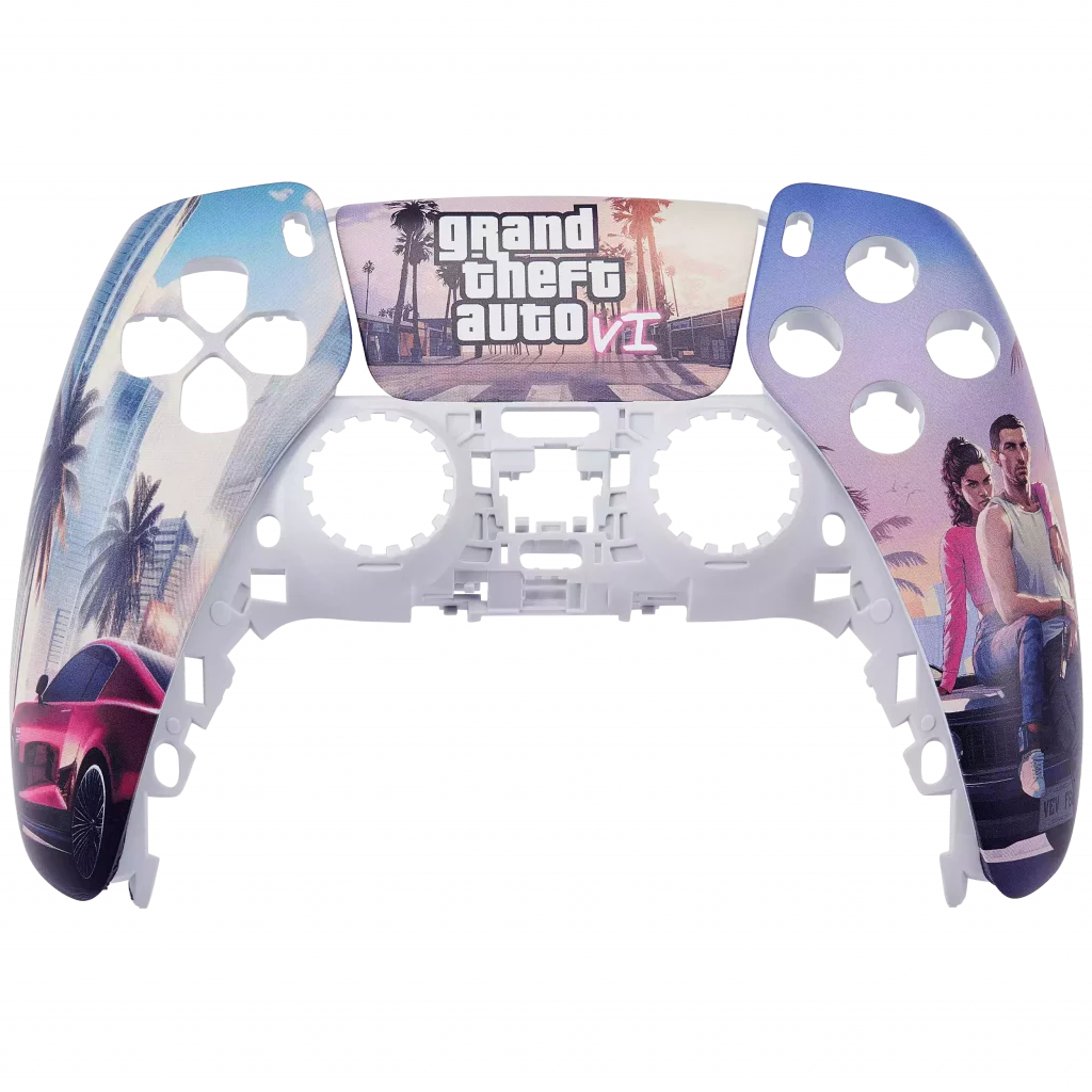 Controller Cover For PlayStation 5 (GTA6) (Grand Theft Auto VI) (2 Piece Set)