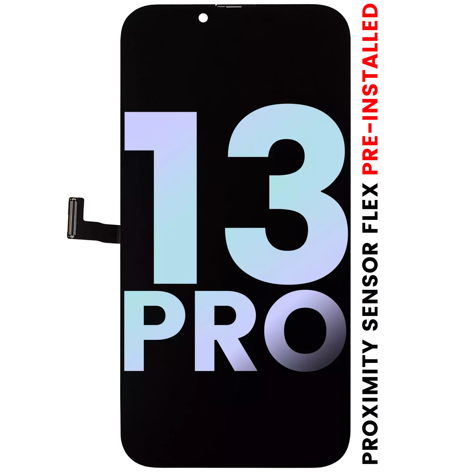 OLED Assembly With Proximity Sensor Flex Pre-Installed For iPhone 13 Pro (Service Pack)
