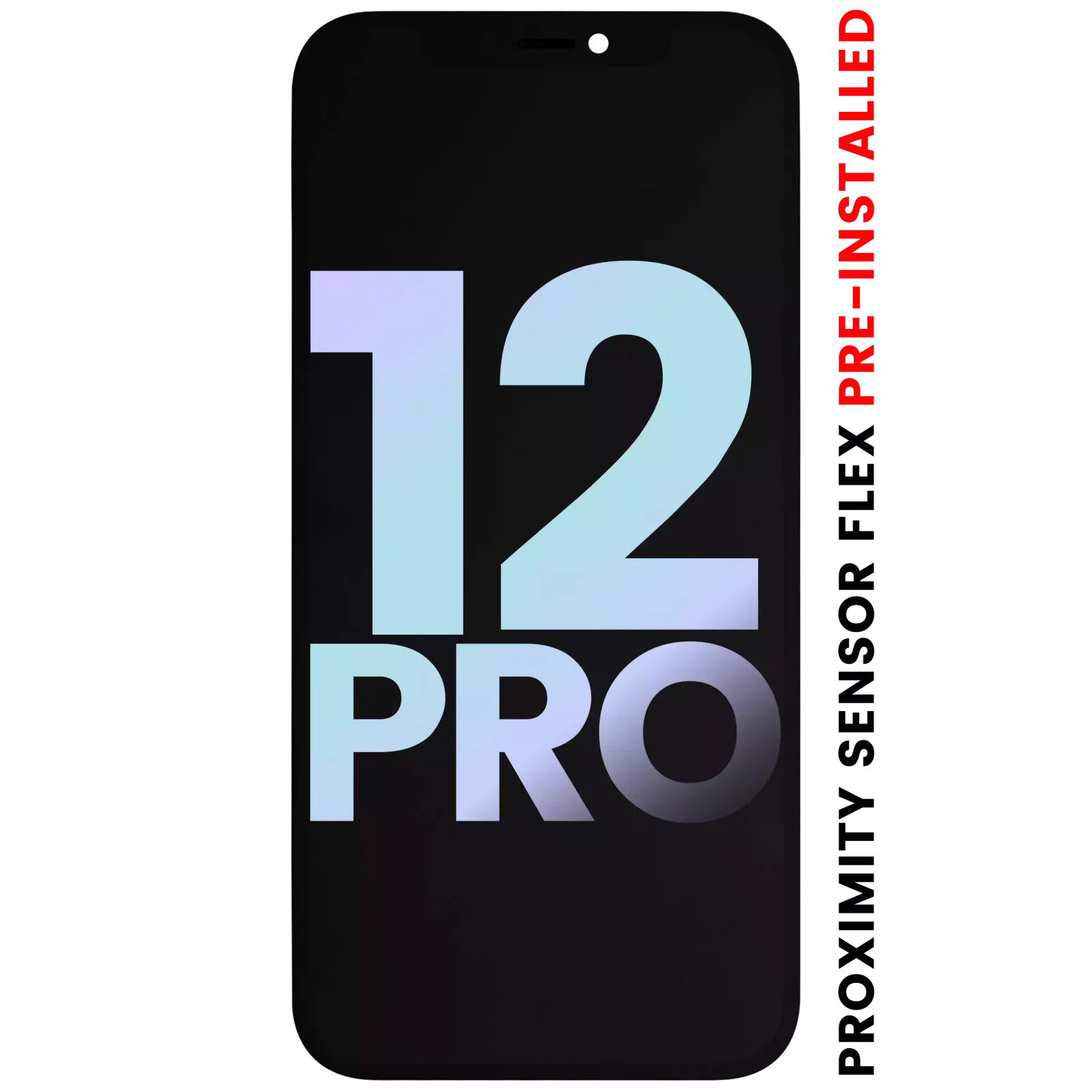 OLED Assembly With Proximity Sensor Flex Pre-Installed For iPhone 12 Pro (Service Pack)