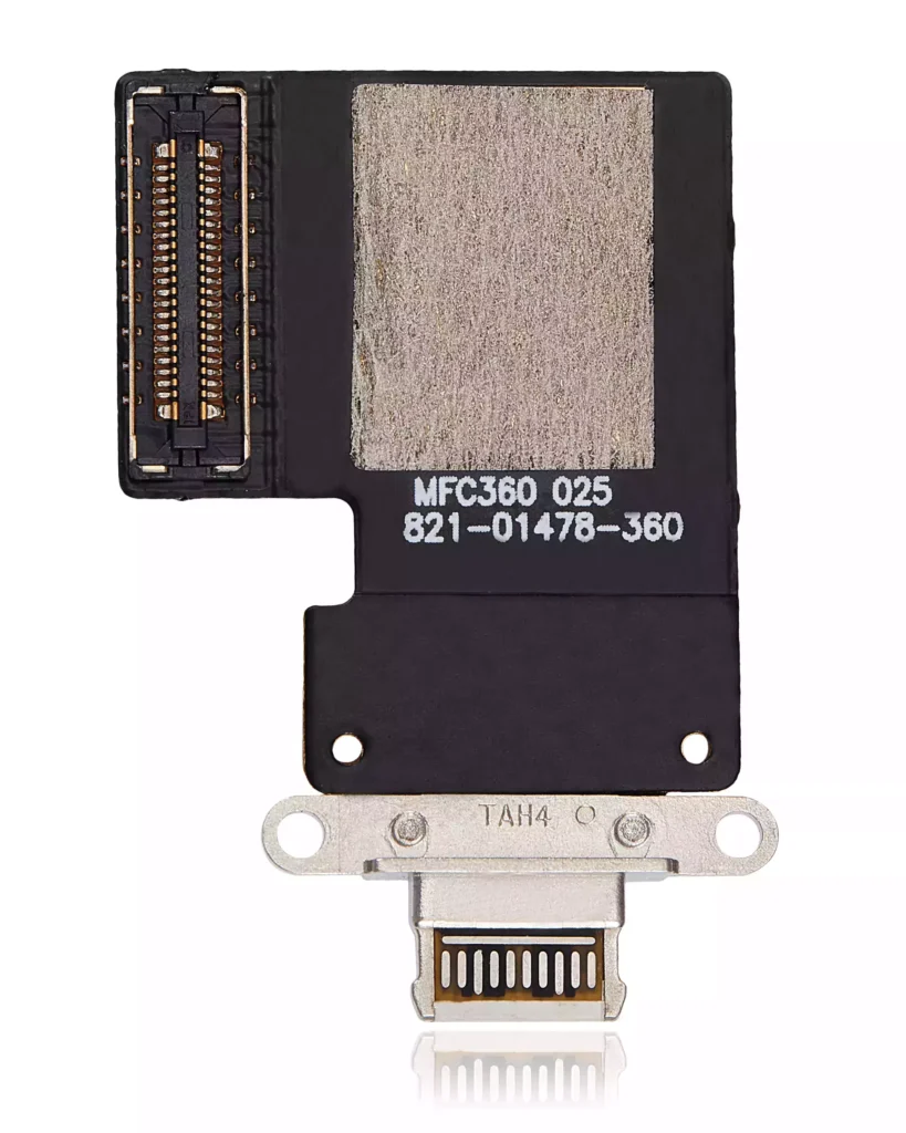 Charging Port Flex Cable For iPad Pro 12.9" 3rd Gen (2018) / 4th Gen (2020) / iPad Pro 11" 1st Gen (2018) / Pro 11" 2nd Gen (2020) (Premium) (White)