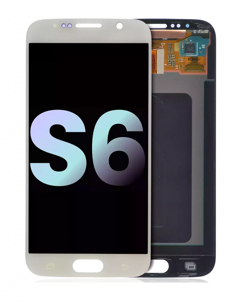 OLED Assembly Without Frame For Samsung Galaxy S6 (Service Pack) (White Pearl)