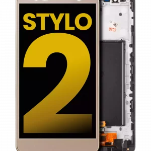 LCD Assembly With Frame For LG G Stylo 2 (Refurbished) (Gold)