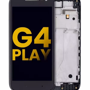 LCD Assembly With Frame For Motorola Moto G4 Play (XT1600 / XT1601 / XT1602 / XT1603 / XT1604 / XT1607 / XT1609 / 2016) (Refurbished) (Black)