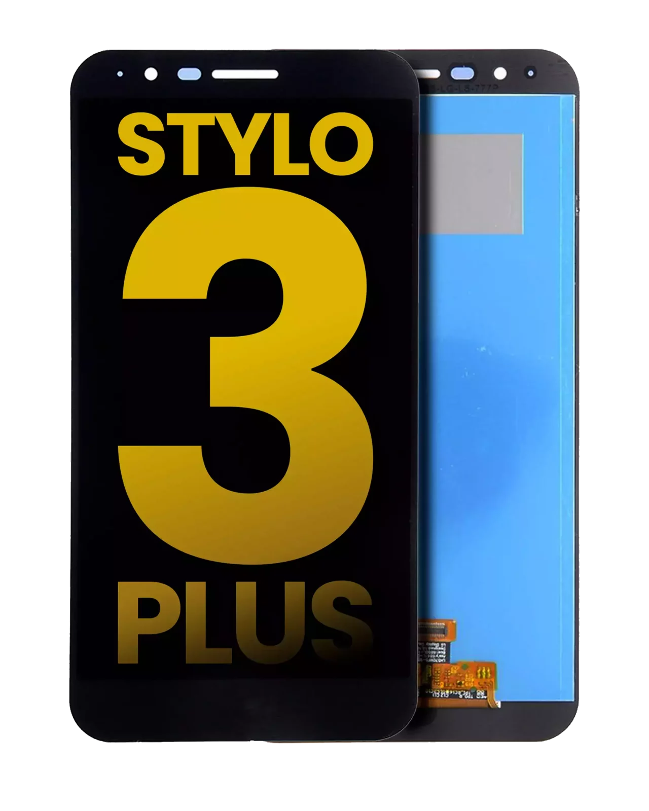 LCD Assembly Without Frame For LG Stylo 3 Plus (TP450 / MP450 / M470) (Refurbished) (Black)