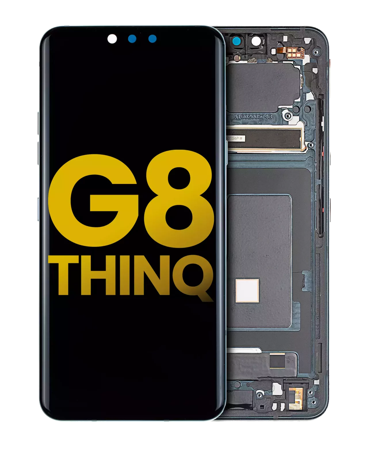 OLED Assembly With Frame For LG G8 ThinQ (Refurbished) (Aurora Black)