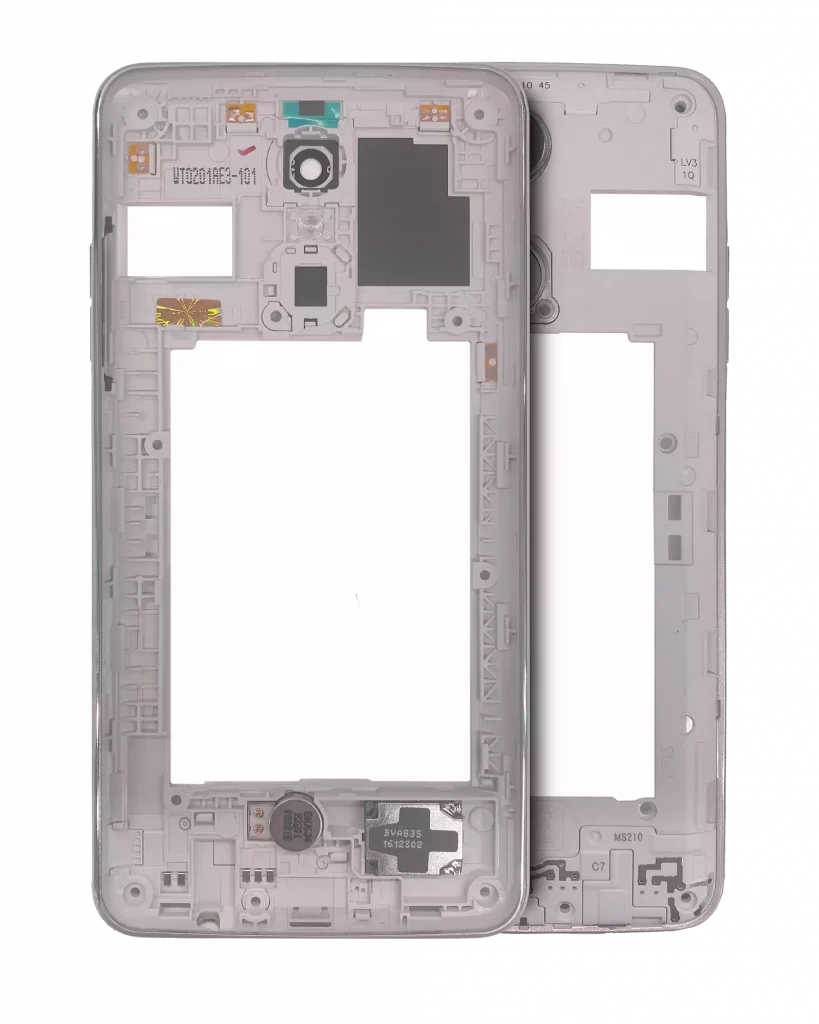 Mid-Frame Housing For LG K8 (2017) / Aristo (US Version) (Genuine OEM) (Silver)