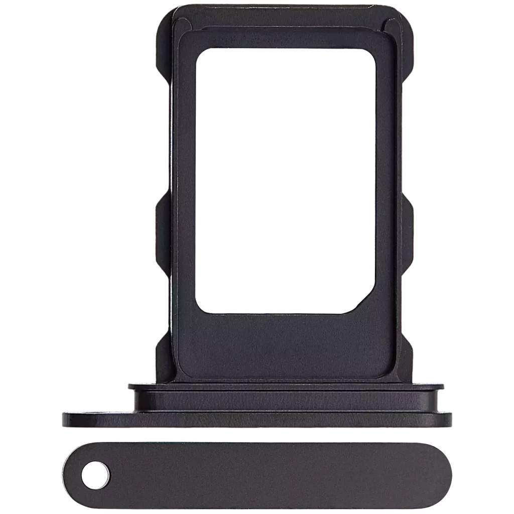 Single Sim Card Tray For iPhone 16 Pro / 16 Pro Max (Black Titanium)