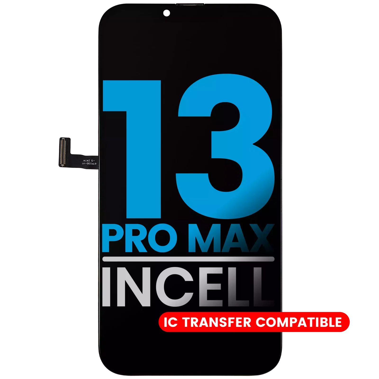 LCD Assembly For iPhone 13 Pro Max (Aftermarket: AQ7 / Incell)
