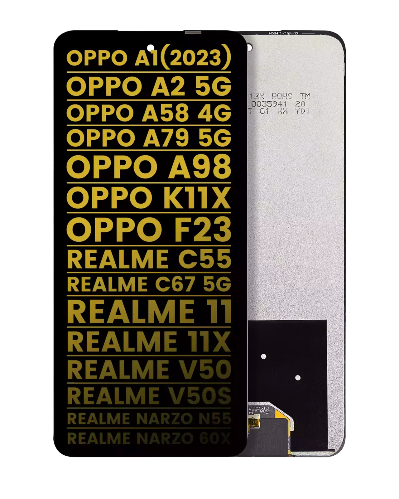 LCD Assembly Without Frame For Oppo A1 (2023) / A98 / F23 (Refurbished) (All Colors)