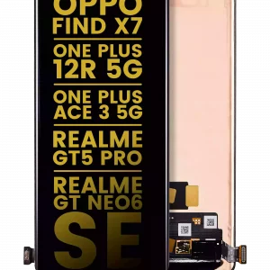 OLED Assembly Without Frame For OPPO Find X7 / One Plus 12R 5G / One Plus Ace 3 5G / Realme GT5 Pro / Realme GT Neo6 SE / Realme GT 6 (International Version) / Realme GT 6T / Realme GT Neo6 (Refurbished) (All Colors)