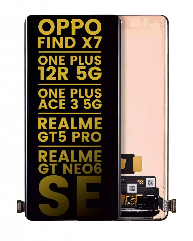 OLED Assembly Without Frame For OPPO Find X7 / One Plus 12R 5G / One Plus Ace 3 5G / Realme GT5 Pro / Realme GT Neo6 SE / Realme GT 6 (International Version) / Realme GT 6T / Realme GT Neo6 (Refurbished) (All Colors)